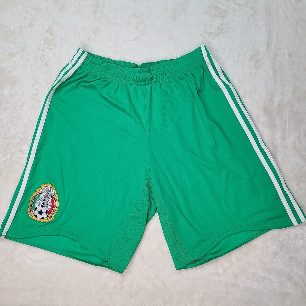 Federacion Mexicana De Futbol Asoc Adidas Shorts Mens Green XL Clima365